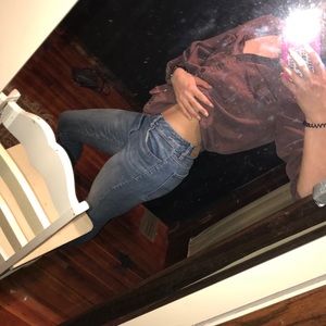 American Eagle Slouchy Flannel